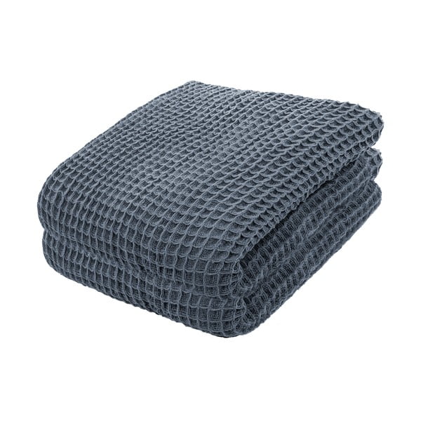Plavi pamučni pokrivač za krevet Tiseco Home Studio, 250 x 260 cm