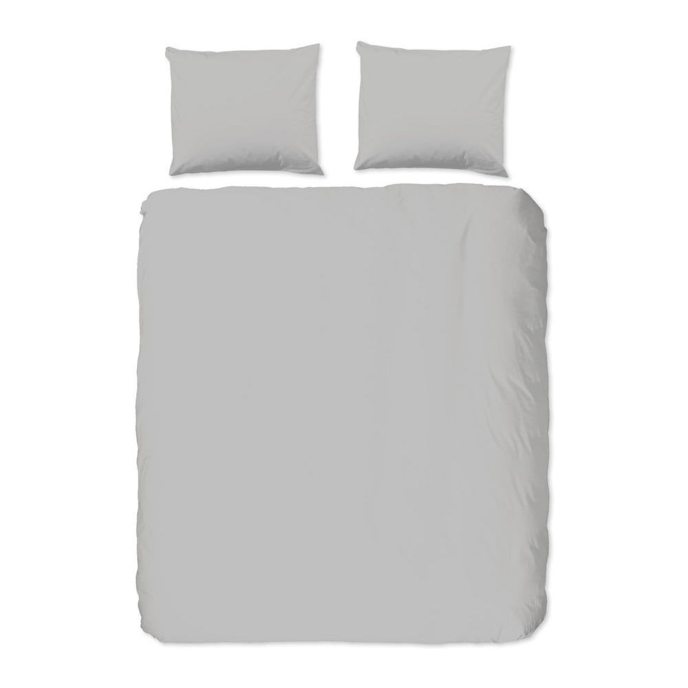 Svijetlo siva pamučna posteljina Good Morning Universal, 200 x 220 cm
