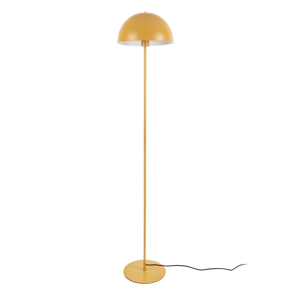 Žuta podna svjetiljka Leitmotiv Bennet, visina 150 cm