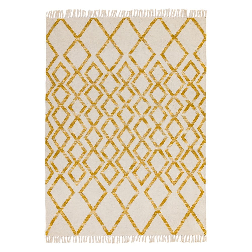 Bež-žuti tepih Asiatic Carpets Hackney Diamond, 120 x 170 cm