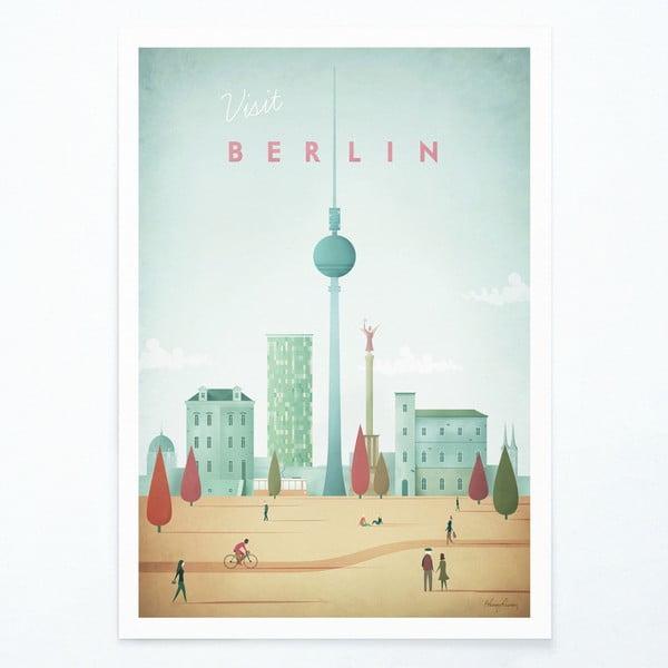 Poster Travelposter Berlin, A3