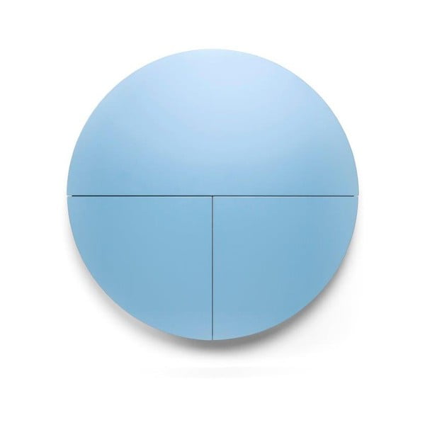 Plavo-bijeli višenamjenski zidni stol EMKO Pill