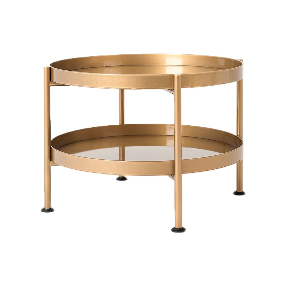 Stolić u zlatnoj boji Custom Form Hanna, ⌀ 60 cm
