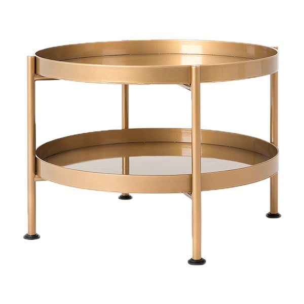 Stolić u zlatnoj boji Custom Form Hanna, ⌀ 60 cm
