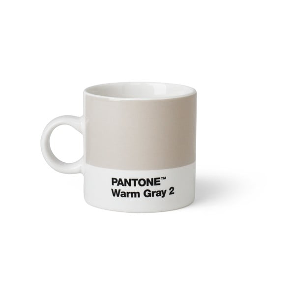 Svijetlo siva šalica Pantone Espresso, 120 ml