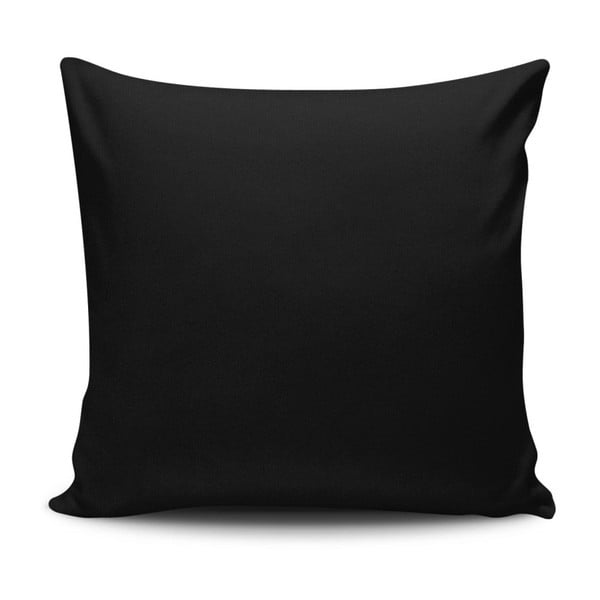 Crna ukrasna jastučnica Riva, 45 x 45 cm