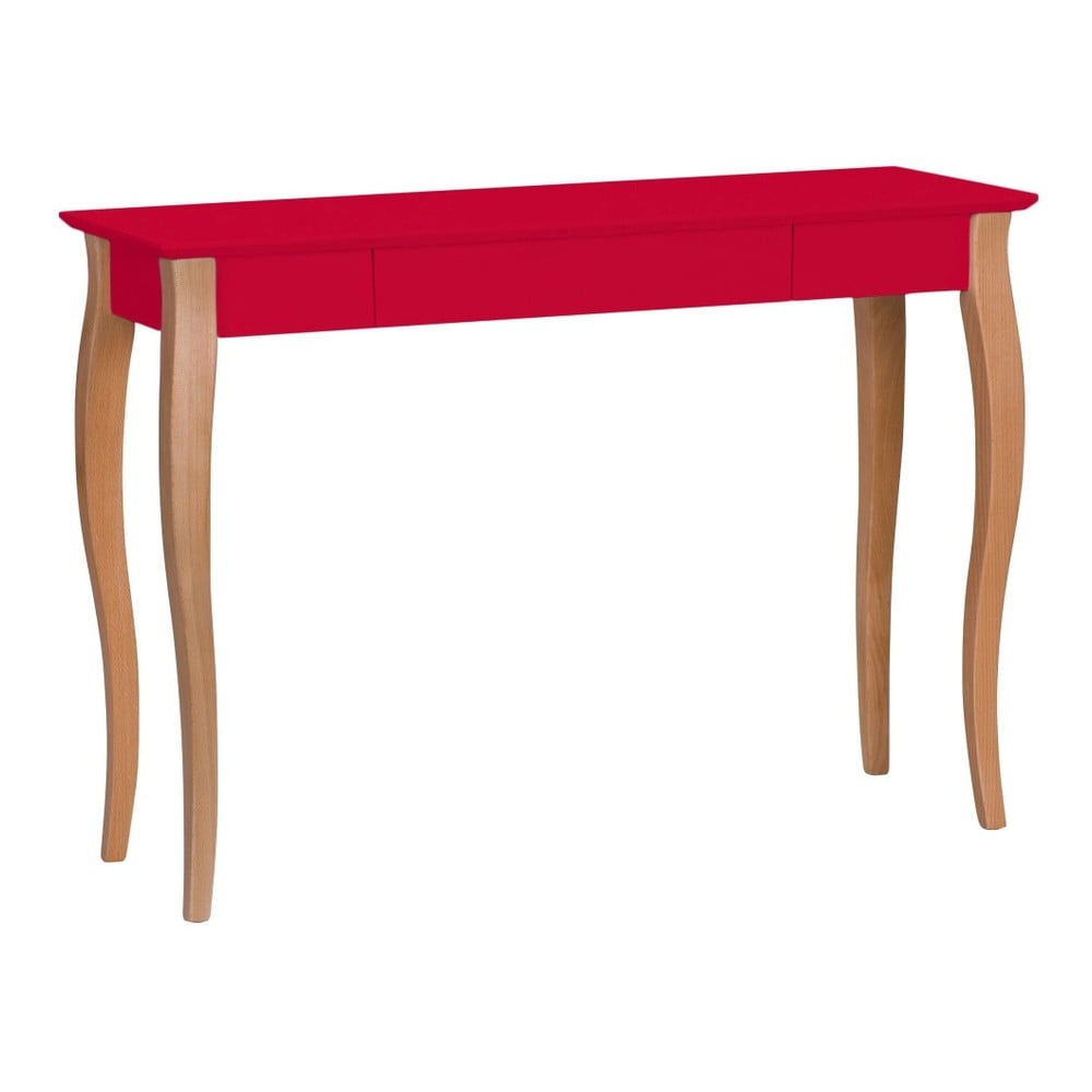 Crveni radni stol Ragaba Lillo, širine 105 cm