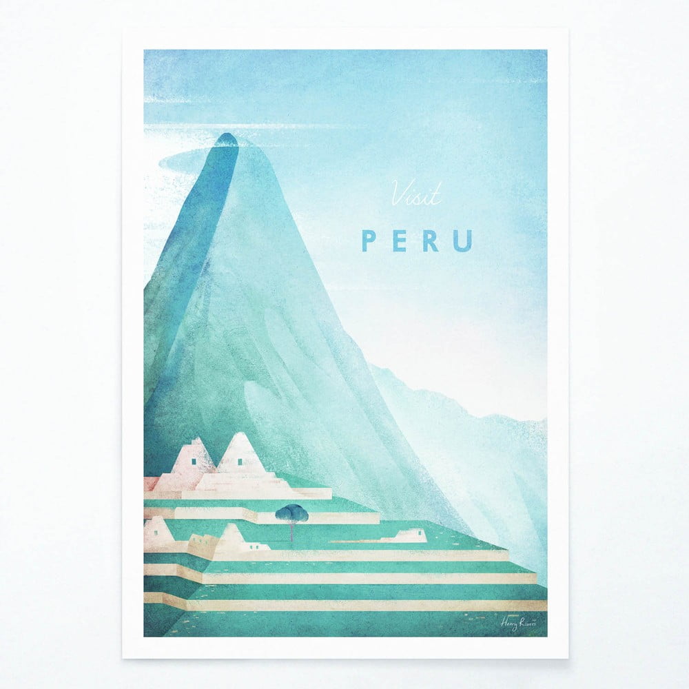 Poster Travelpoziter Peru, A2